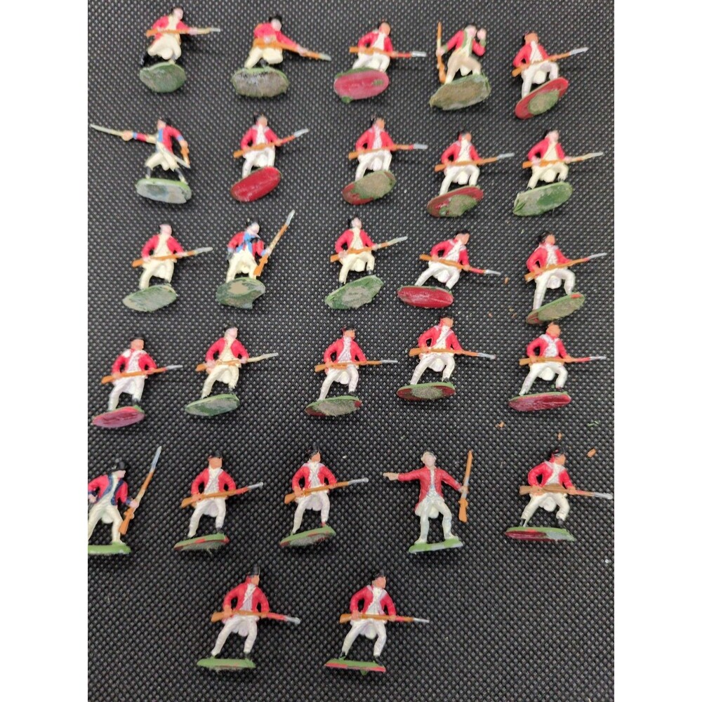 (27) Painted British Infantry 1/72 Miniatures